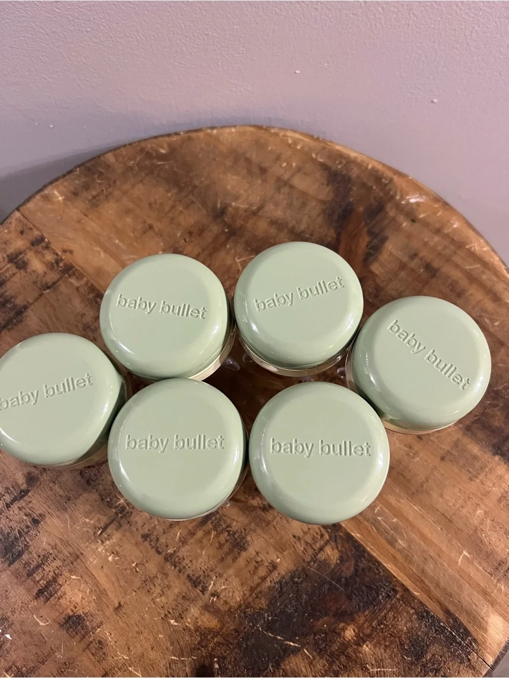Baby Bullet Food Jar Containers-Lot Of 6